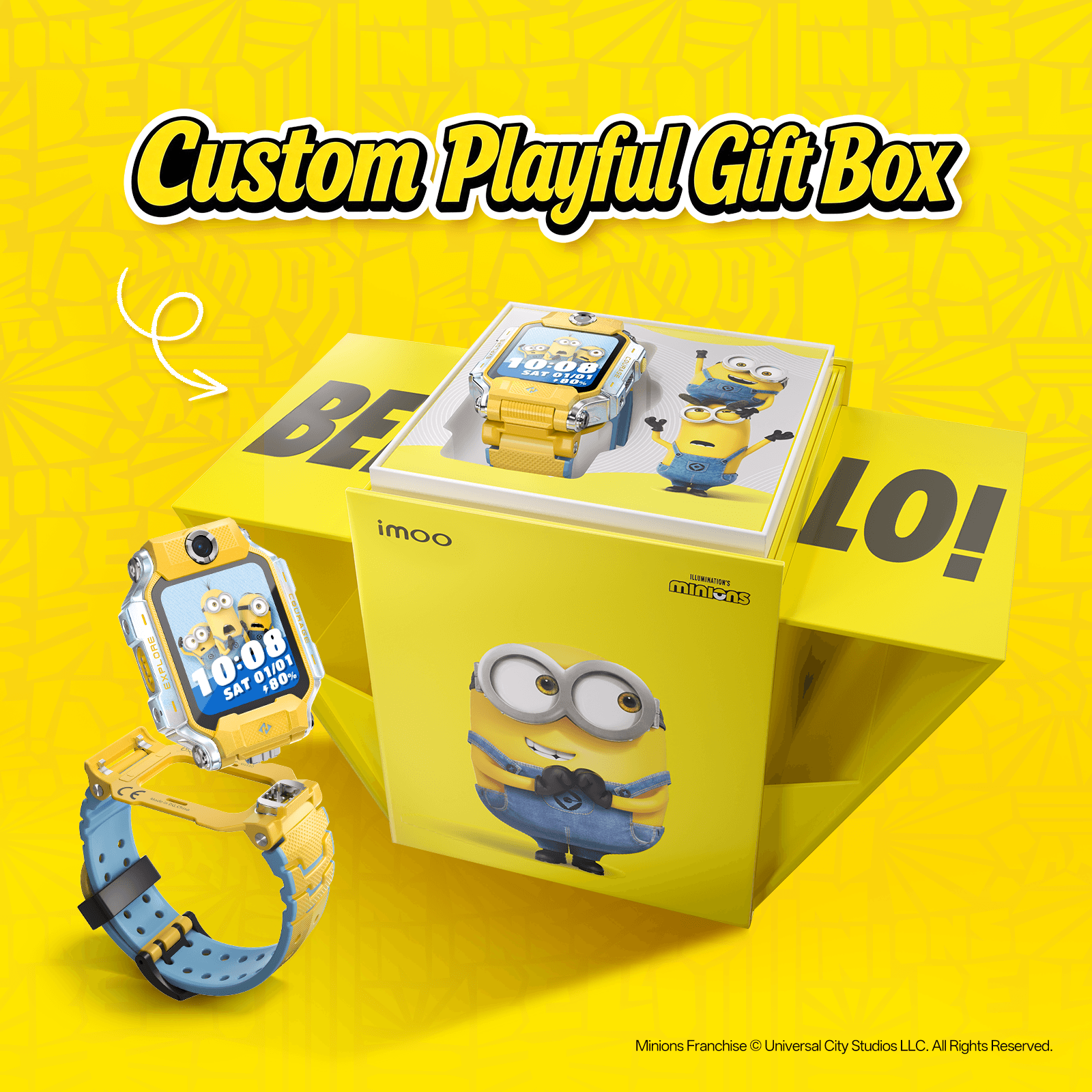 imoo Watch Phone X10 Minions Limited Edition_Yellow_3